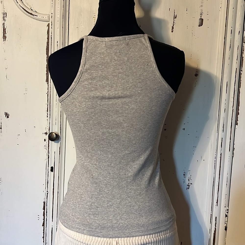 Gray Women's Tank Top - Picture 2 of 6